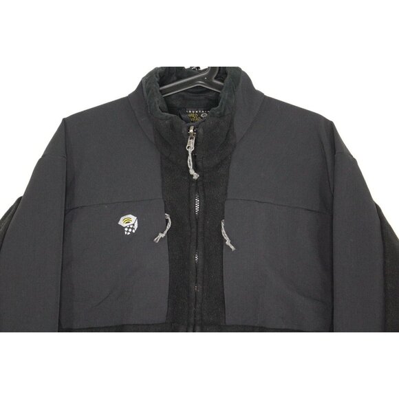 Mountain Hardwear Men Large Embroidered Logo Paneled Fleece Full Zip Jacket O880 - Picture 2 of 7